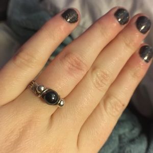 Metal Wire and Ball Ring